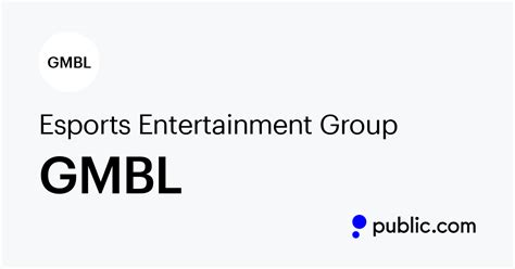Esports Entertainment Group Inc (GMBL) Stock Price & News.